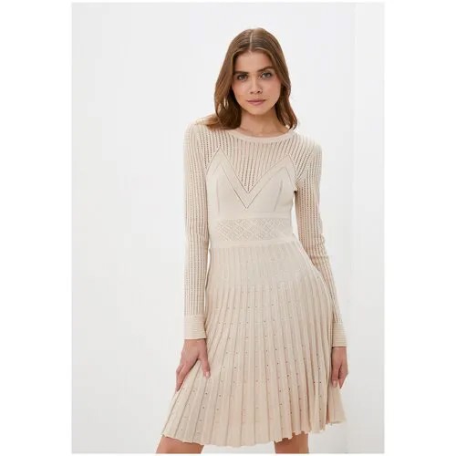 Платье Moda di Lusso, размер S, бежевый