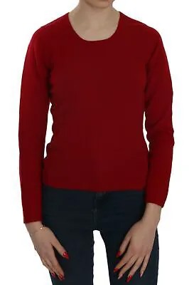 MILA SCHON CONCEPT Свитер Кашемировый красный пуловер с круглым вырезом s. Рекомендованная розничная цена 600 долларов США.