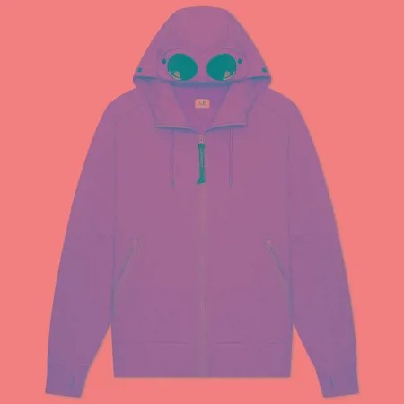 Мужская толстовка C.P. Company Diagonal Raised Fleece Goggle, цвет бежевый, размер XL