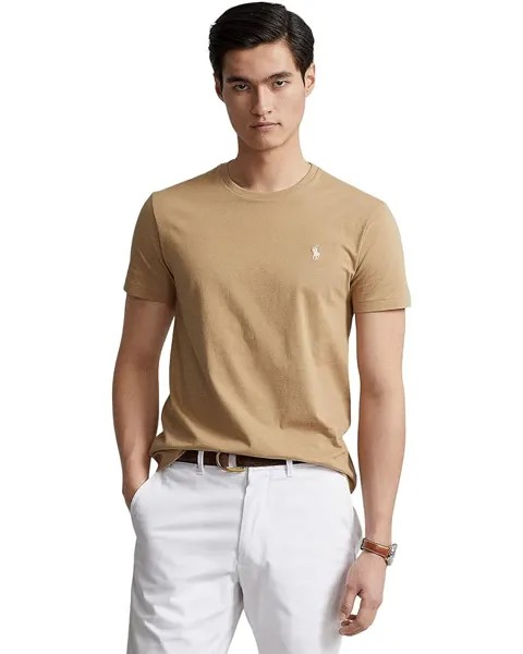 Футболка Polo Ralph Lauren Classic Fit Jersey Crew Neck, цвет Cafe Tan