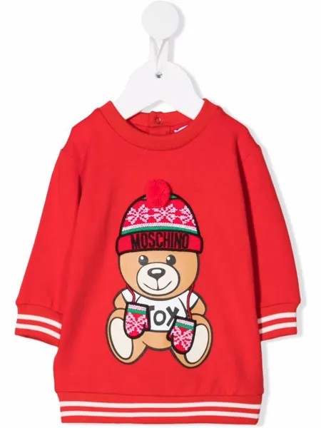 Moschino Kids толстовка с принтом Teddy Bear