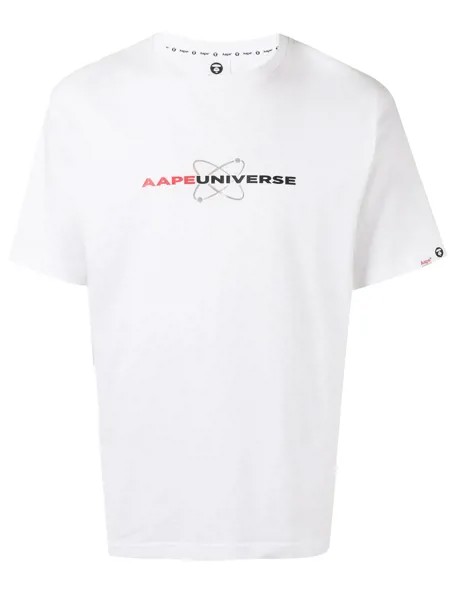 AAPE BY *A BATHING APE® футболка с принтом Ape Universe