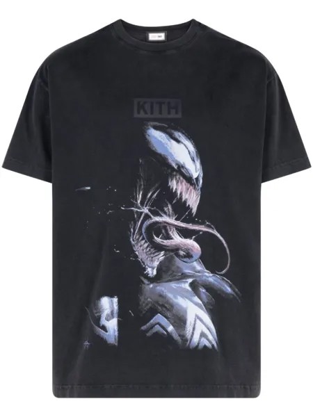 KITH x Marvel Lethal Protector Винтажная футболка, черный