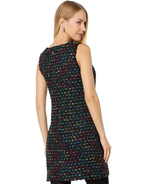 Платье Kate Spade New York Metallic Tweed Dress, черный мульти