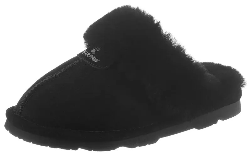 Тапочки Bearpaw, с пропиткой Neverwet, черный