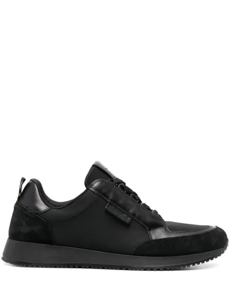 Gianvito Rossi кроссовки с тисненым логотипом, черный