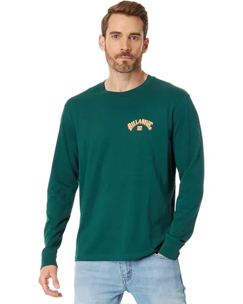 Футболка с длинным рукавом Billabong Arch Fill Long Sleeve Tee, цвет Deep Teal