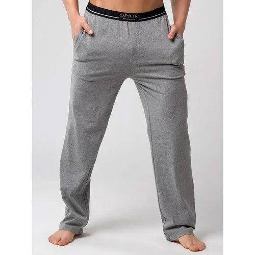Брюки Opium Брюки мужские штаны домашние серые спортивные летние, размер M, серый