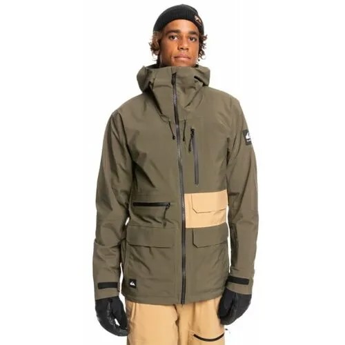 Куртка спортивная Quiksilver, размер S, коричневый
