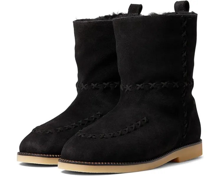 Ботинки FREDA SALVADOR Rocky, цвет Black Suede Shearling