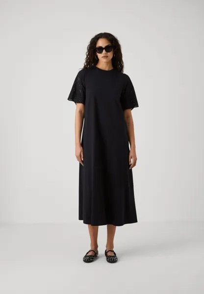 Платье из джерси Yaslex Midi Dress YAS Tall, черное