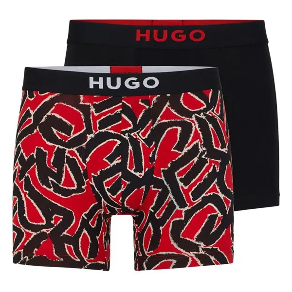 Боксеры HUGO 10241846 Slip 2 шт, разноцветный