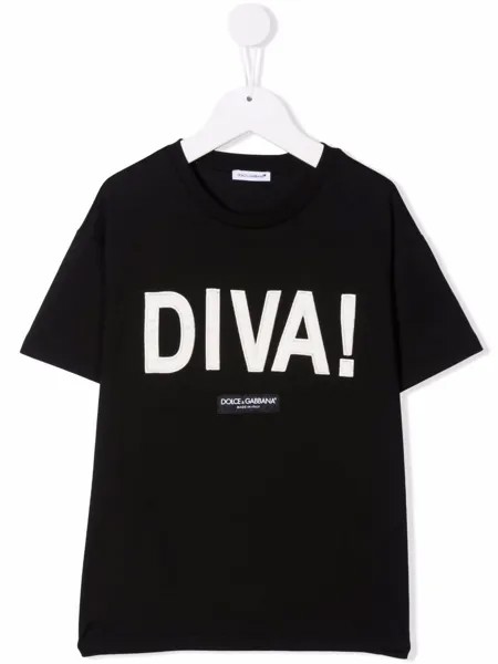 Dolce & Gabbana Kids футболка с короткими рукавами и принтом