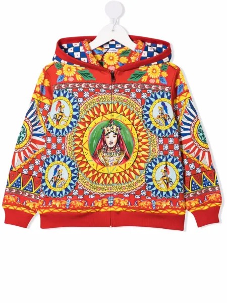 Dolce & Gabbana Kids худи с вышивкой