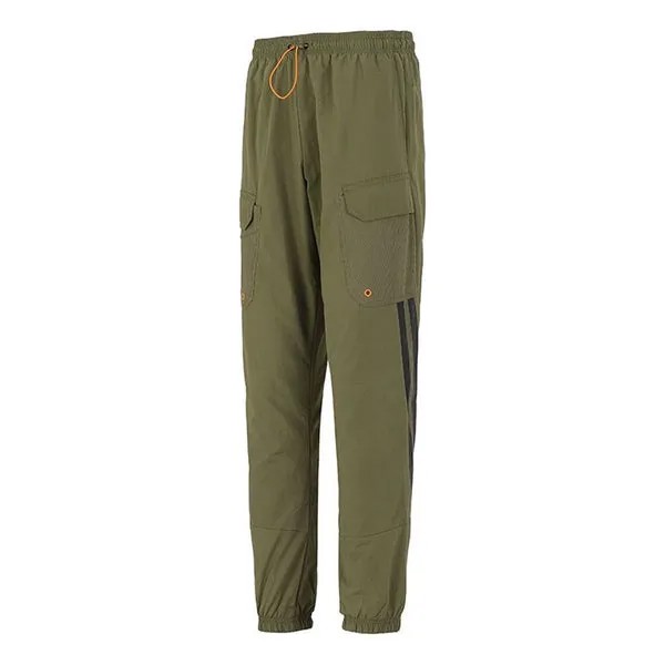 Спортивные штаны Men's adidas Side Pocket Bundle Feet Sports Pants/Trousers/Joggers Military Green, зеленый
