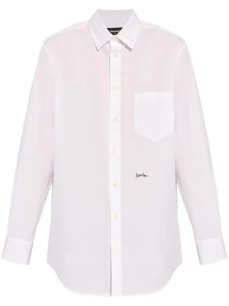 Dsquared2 рубашка оверсайз, белый