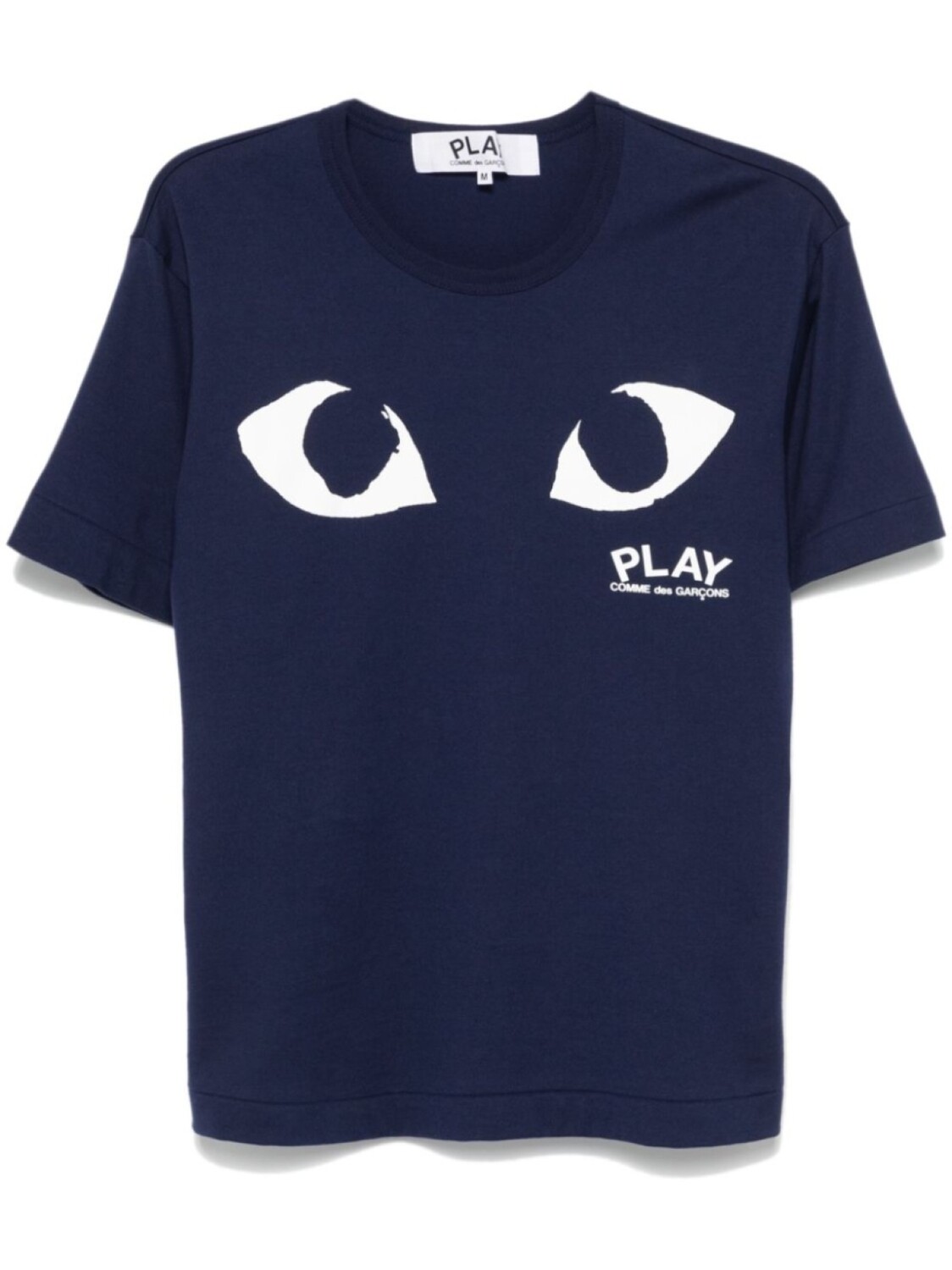 Comme Des Garçons Play футболка с логотипом, синий