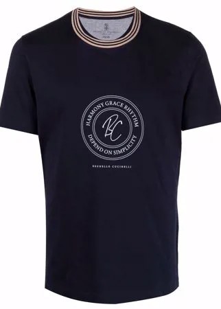 Brunello Cucinelli футболка с логотипом