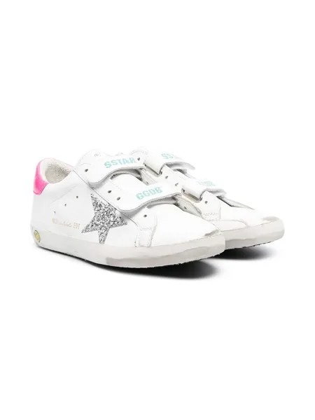 Golden Goose Kids кеды Superstar Glitter