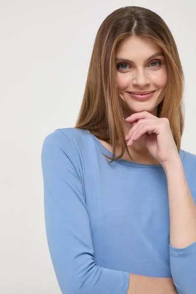 Лонгслив Weekend Max Mara, синий