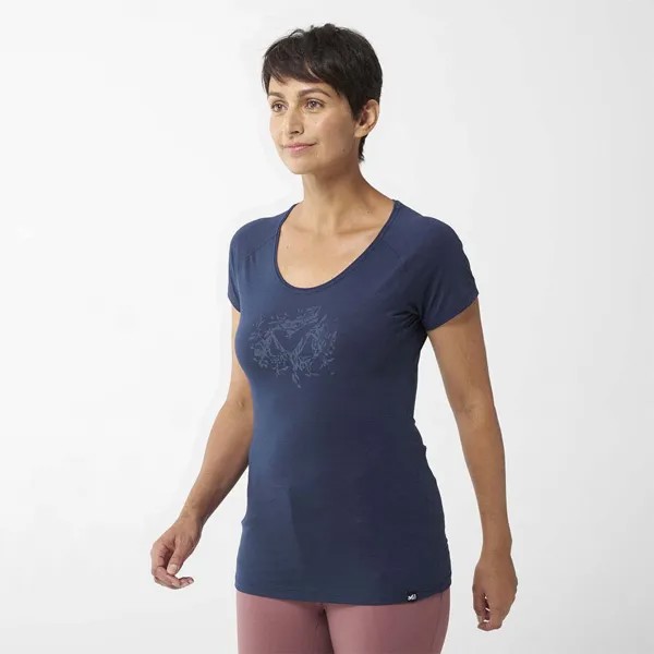 Футболка Millet Imja Wool Print, синий