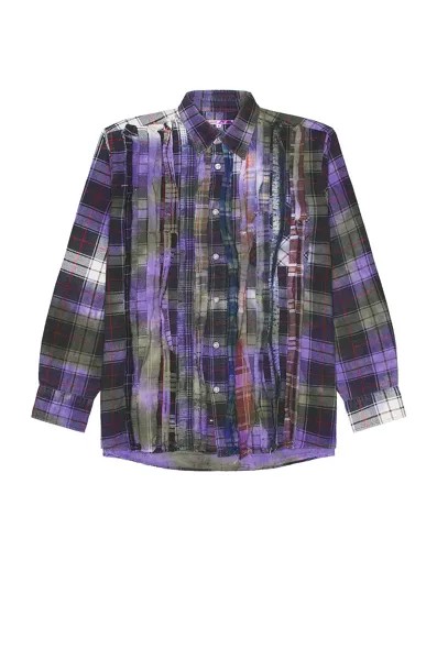 Рубашка Needles Rebuild Tie-Dye Ribbon Flannel, цвет Assorted