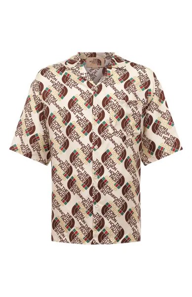 Шелковая рубашка The North Face x Gucci Gucci