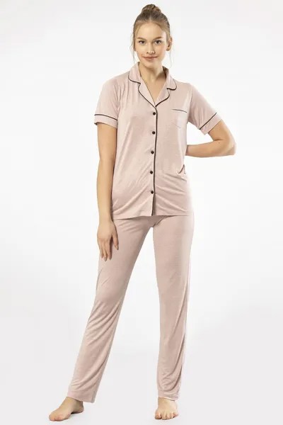 Пижама женская Turen 3368 розовая XL