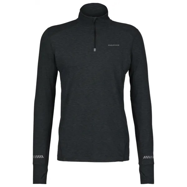 Лонгслив Endurance Tune Melange Midlayer, черный