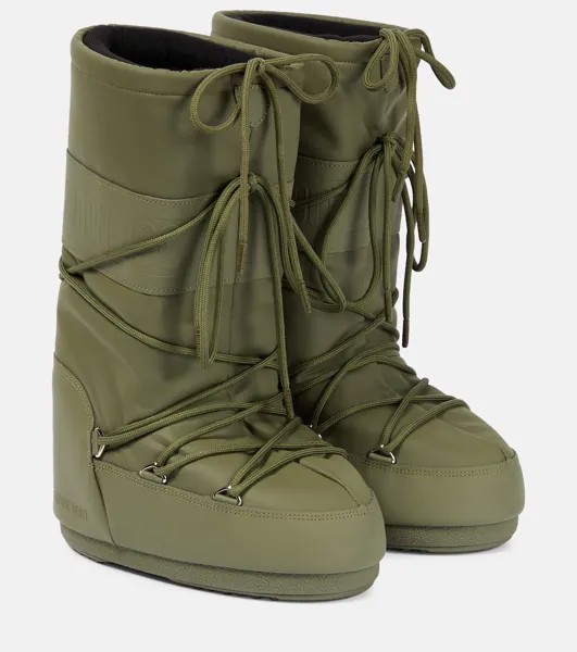 Зимние ботинки icon Moon Boot, зеленый