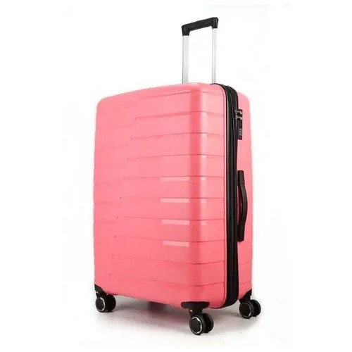 Умный чемодан Impreza Shift, 135 л, размер L+, розовый, красный