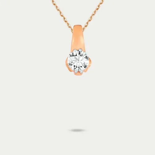 Подвеска GOLD CENTER, золото, 585 проба, фианит