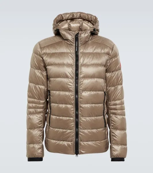 Пуховик Crofton с капюшоном Canada Goose, коричневый