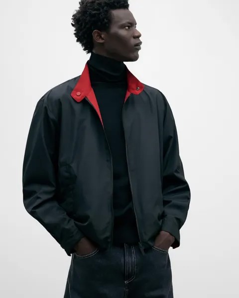 Двусторонняя мужская куртка чёрно-красного цвета Adolfo Dominguez, разноцветные