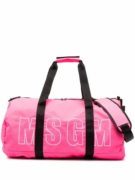 MSGM дорожная сумка с логотипом