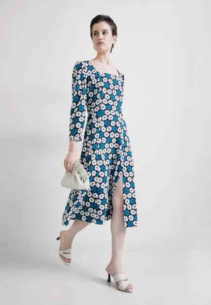 Летнее платье Joanna Dress Diane von Furstenberg, цвет black/blue/white