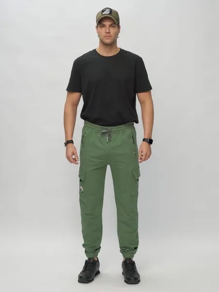 Спортивные брюки мужские MTFORCE 224 зеленые 46 RU