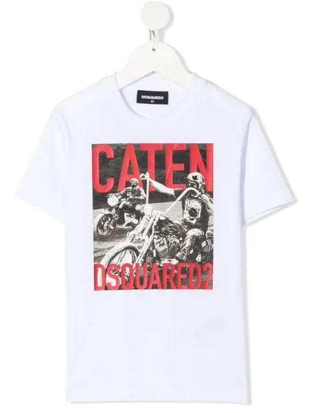 Dsquared2 Kids футболка с принтом