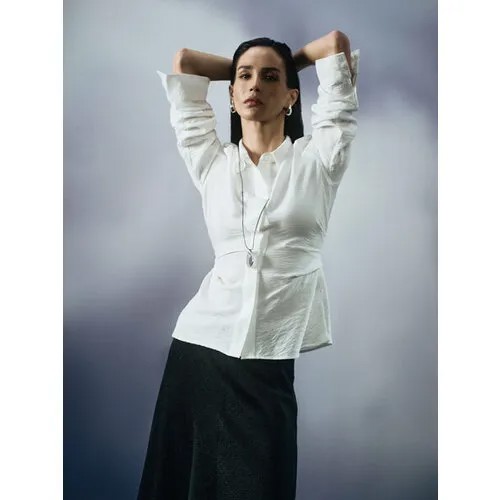 Блуза Zarina, размер S (RU 44)/170, белый