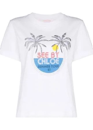 See by Chloé футболка Summer Tour