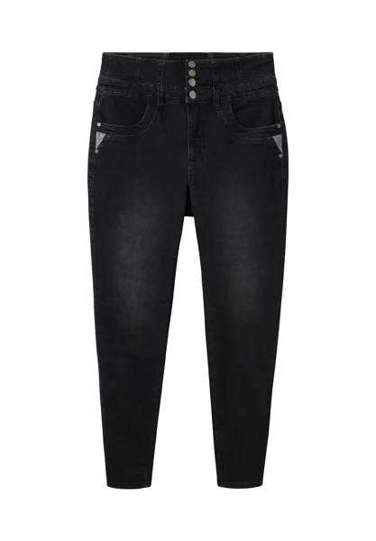 Джинсы с завышенной талией sheego, цвет Black Denim