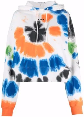 MSGM худи с принтом тай-дай