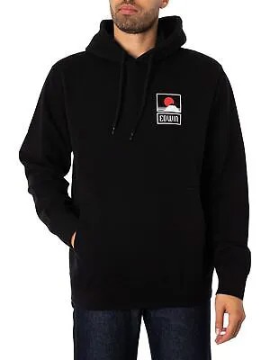Мужской пуловер с капюшоном Edwin Sunset On Fuji, черный