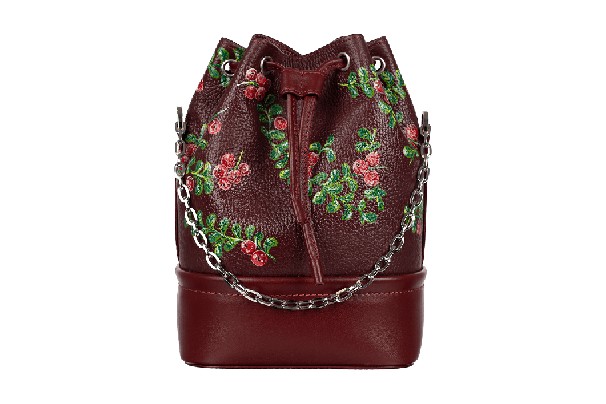 Женская сумка Torba Mini Bordo Гжель  Бордовый - Верфь