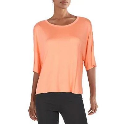 Женские оранжевые рубашки и топы для йоги с короткими рукавами Aqua M BHFO 2296