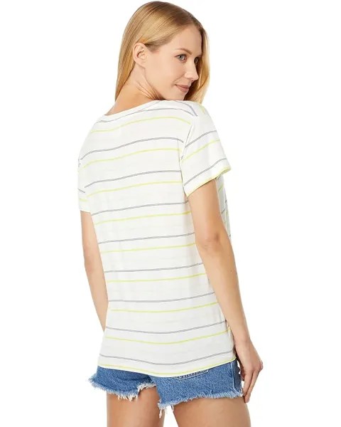 Футболка RVCA Recess 3 S/S Tee, цвет Limeade
