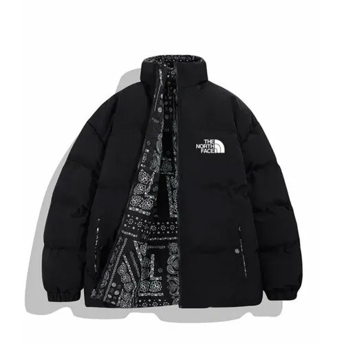 Пуховик The North Face, размер 46-48, черный