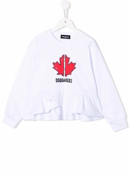 Dsquared2 Kids толстовка с оборками