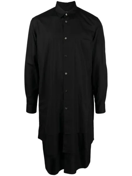 Comme des Garçons Homme Plus многослойная рубашка, черный