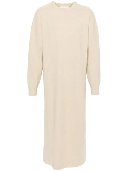 Extreme cashmere трикотажное платье No 106, нейтральный цвет